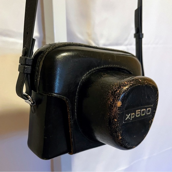 Vintage Handbags - Retro Wards XP500 Camera Steampunk Cosplay Prop Original Leather Case Untested